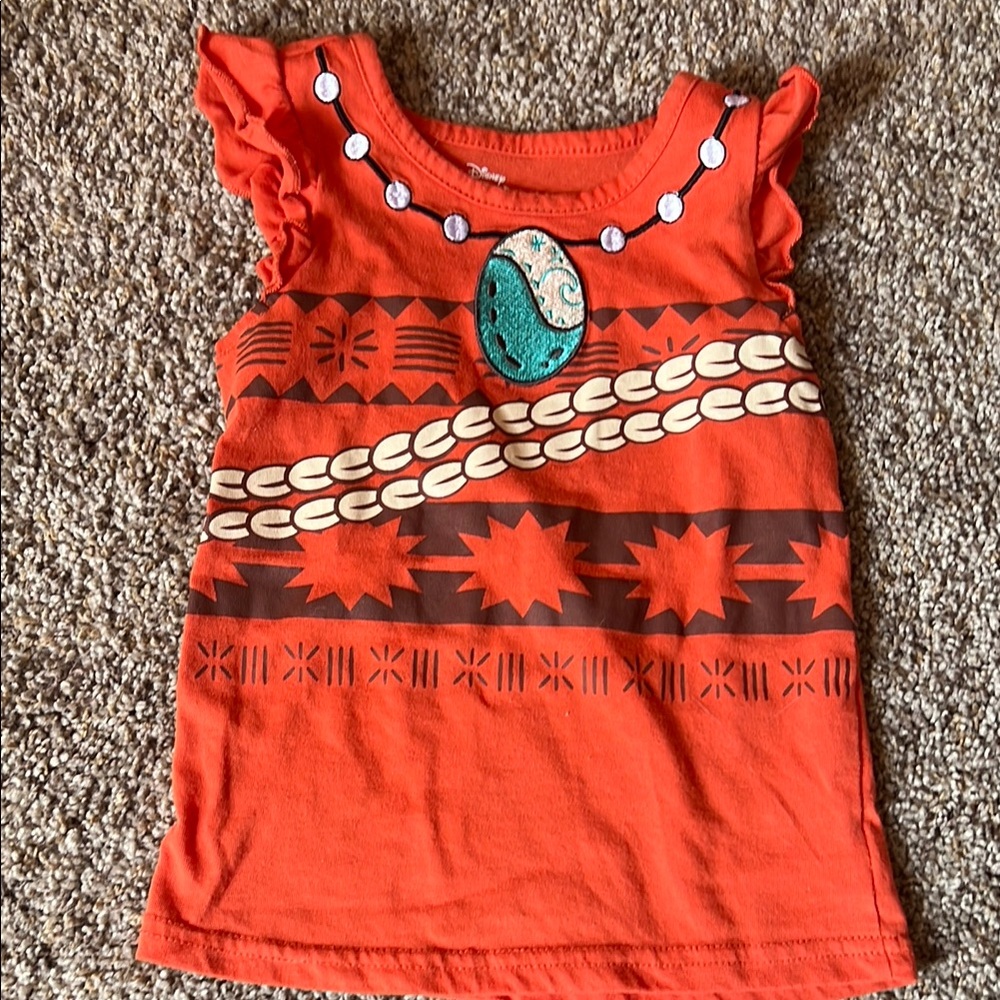 Disney Moana Kids Tank with Tribal Design